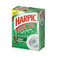 Pedra Sanitaria Harpic Pinho Aroma Plus 25g.