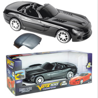 Carro conversivel VPX 100 preto com fricção Bs Toys 