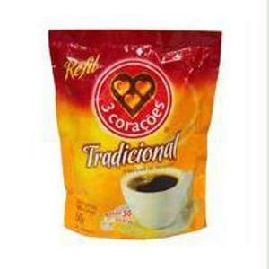 Café solúvel 3 corações tradicional sachê 50g