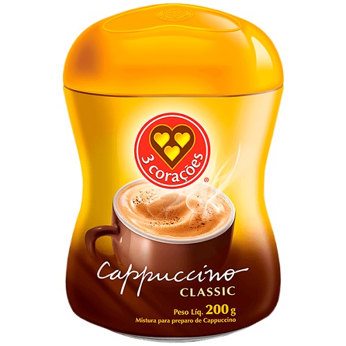 Cappuccino classic 3 corações 200g