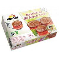 Medalhão de filé suíno com bacon Aurora 500g.
