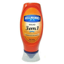 Maionese, catchup e mostarda 3 em 1 Hellmanns 370g