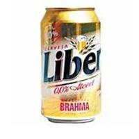 Cerveja Liber sem alcool lata 350ml.