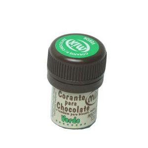 Corante para chocolate verde Mix 12g.