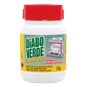 Limpa Forno Diabo verde 250g. Limpa Forno Diabo verde 250g.