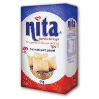 Farinha de trigo Nita especial para massa de pastéis 5kg. Farinha de trigo Nita especial para massa de pastéis 5kg.