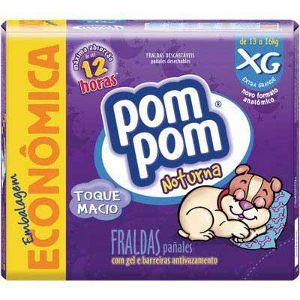 Fralda Pompom noturna XG 21x1