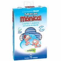 Hastes flexíveis Cotonetes Turma da Mônica 75 unidades