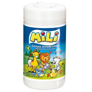 Lenço umedecido Mili pote 70x1