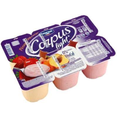 Iogurte Danone Corpus light morango 540g.
