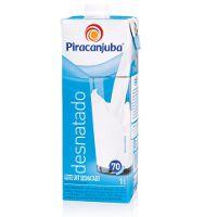 Leite desnatado Piracanjuba 1lt (vencimento próximo)