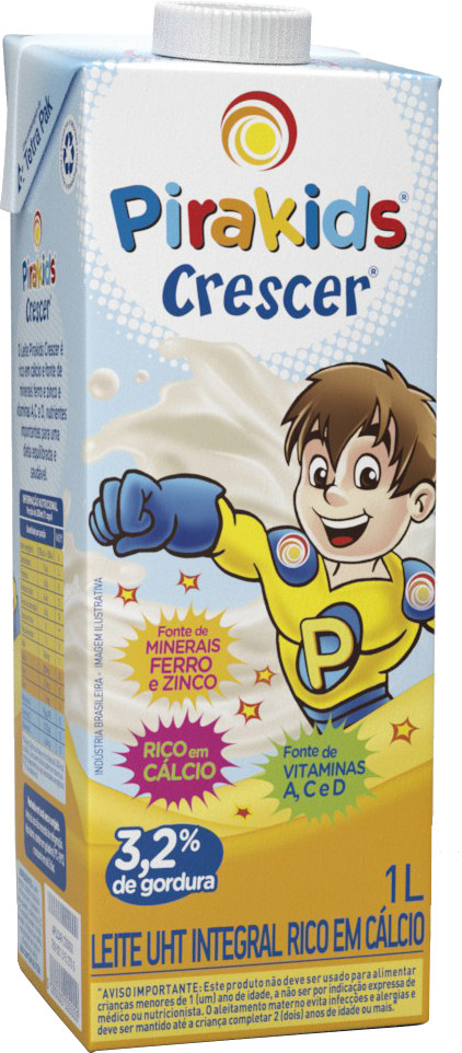 Leite integral Piracanjuba kids Crescer 1lt