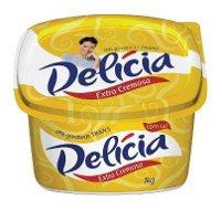 Margarina cremosa com sal Delícia 1kg.