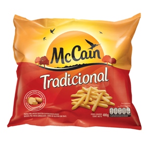 Batata palito pré frita congelada Mc Cain 400g Batata palito pré frita congelada Mc Cain 400g