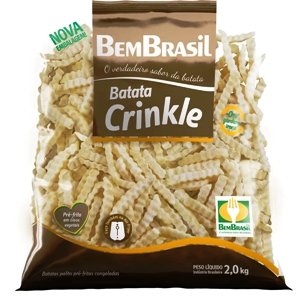 Batata congelada Crinkle 2kg Batata congelada Crinkle 2kg