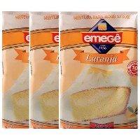 Mistura para bolo de laranja Emegê (pacote c/ 3 unid.)