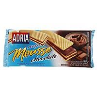 Biscoito wafer  chocolate  Mousse Adria 140 gr.