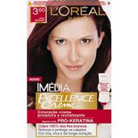 Tinta para cabelo Loreal Imédia  Acaju borgonha numero 3.60