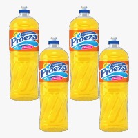 Detergente líquido neutro Proeza 500ml (pacote c/ 4 unidades)