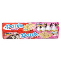 Biscoito recheado morango Danix 170g.