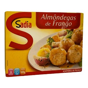 Almôndega de frango Sadia 500g. Almôndega de frango Sadia 500g.