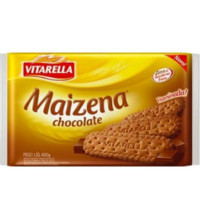Biscoito Maizena sabor chocolate Vitarella 400g