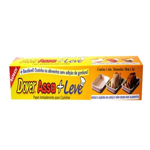 Papel antiaderente p/ preparo de alimentos Assa + Leve Dover Roll 30x3cm Papel antiaderente p/ preparo de alimentos Assa + Leve Dover Roll 30x3cm