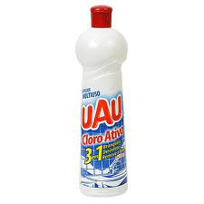 Limpador desinfetante cloro ativo tira limo e branqueador (Ingleza) Uau 500ml