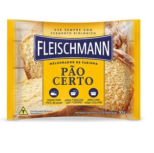 Melhorador de farinha para pães Pão Certo Fleischmann 10g