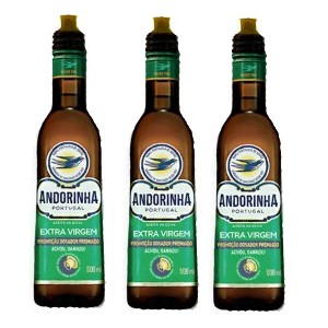 Azeite Andorinha extra virgem com bico dosador 500ml.( pacote c/ 3 unidad.) Azeite Andorinha extra virgem com bico dosador 500ml.( pacote c/ 3 unidad.)