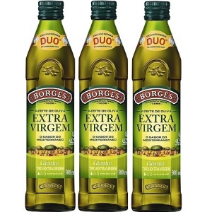 Azeite Borges Duo extra virgem 500ml.(pacote c/ 3 unid.)