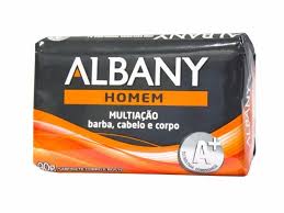 Sabonete masculino Homem multiação barba, cabelo e corpo Albany 85g