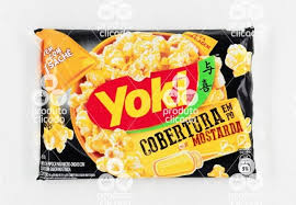 Pipoca de micro ondas cobertura em pó sabor mostarda Yoki 150g
