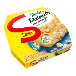 Torta de Palmito c/ requeijão massa de iogurte Sadia 500g