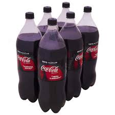 Coca Cola sem açúcar  pet 2 litros ( pacote c/ 6 unid.)