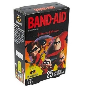Curativos Band-Aid Os Incríveis 2 Johnson 25x1