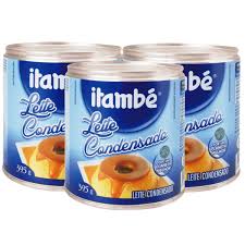 Leite condensado Itambé lata 395g.(pacote c/ 3 unid.)
