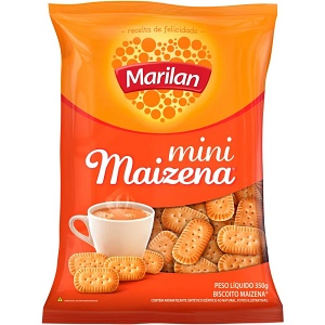 Biscoito mini maizena Marilan 350g Biscoito mini maizena Marilan 350g