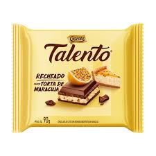Chocolate ao leite recheado com torta de maracujá Talento 90g