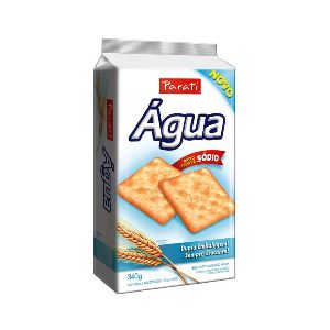 Biscoito água e sal com baixo teor de sódio Parati 340g