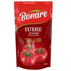 Extrato de tomate Bonare sachê 340g Extrato de tomate Bonare sachê 340g