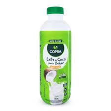 Leite de coco para beber sem lactose zero adição de açúcar Copra 