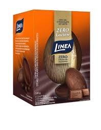 Ovo de Páscoa ao leite zero lactose sucralose Linea 180g