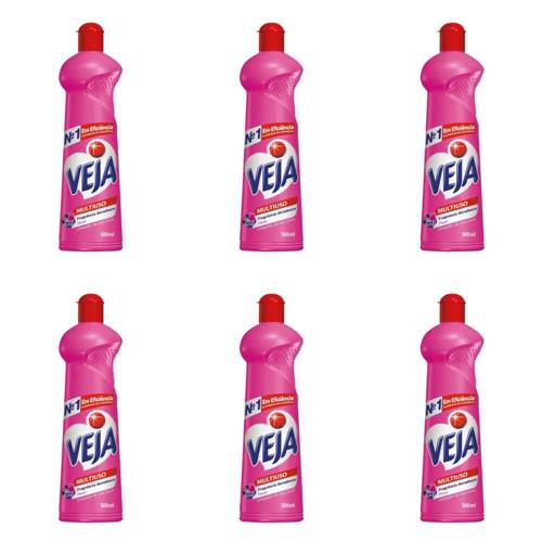 Limpador multiuso Veja flores do mediterrâneo  500 ml. (pacote c/ 6 unid.)