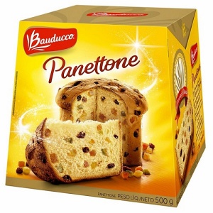 Panettone tradicional Bauducco 500g.