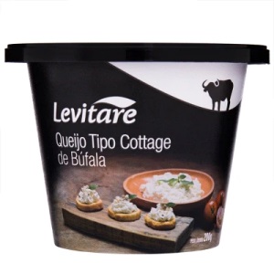 Queijo tipo cottage de búfala Levitare 200g Queijo tipo cottage de búfala Levitare 200g