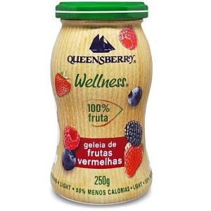 Geléia de frutas vermelhas 100% fruta Wellness Queensberry 170g Geléia de frutas vermelhas 100% fruta Wellness Queensberry 170g