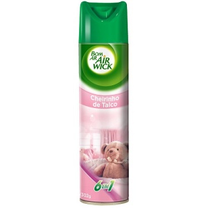 Odorizador Bom Ar Air Wick cheirinho de talco 350ml Odorizador Bom Ar Air Wick cheirinho de talco 350ml
