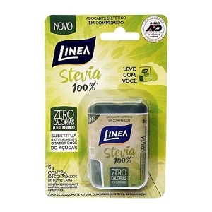Adoçante stévia em comprimidos Linea 6g (100 unid.)