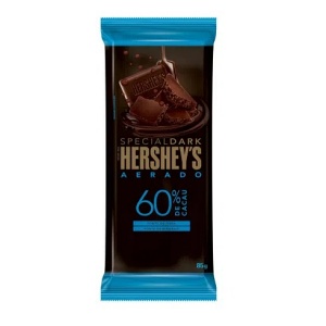 Chocolate meio amargo aerado 60% cacau Hershey's Special Dark 85g